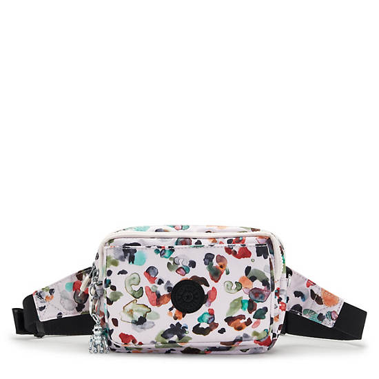 Kipling Abanu Multi Printed Convertible Crossbody Taske Flerfarvede | DK 1030IL